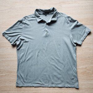 Robert Barakett Polo Shirt Short Sleeve Cotton Blend Knit Green